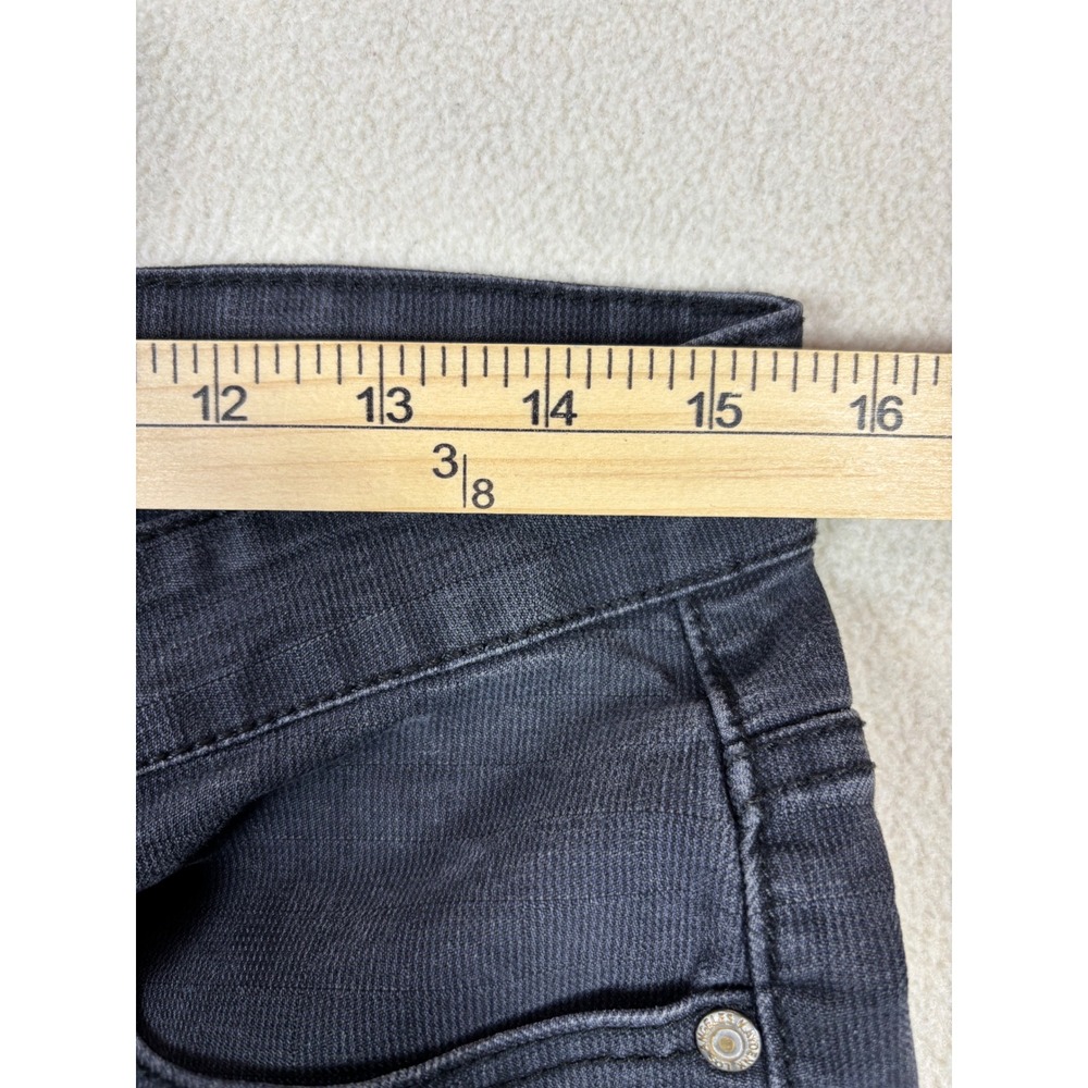 Kayden K Mens Slim Straight Stretch Jeans Dark Charcoal Grey W34 L32 - Picture 3 of 7